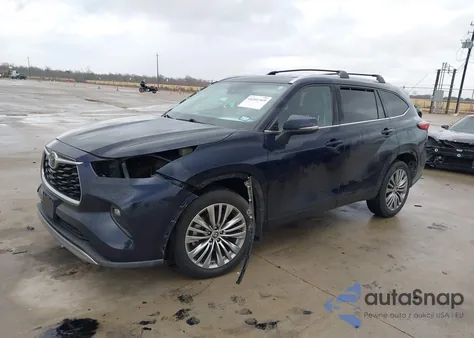 2021 Toyota Highlander Platinum from USA, damaged, VIN 5TDFZRAH9MS060693